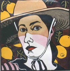Self-portrait with Lemons